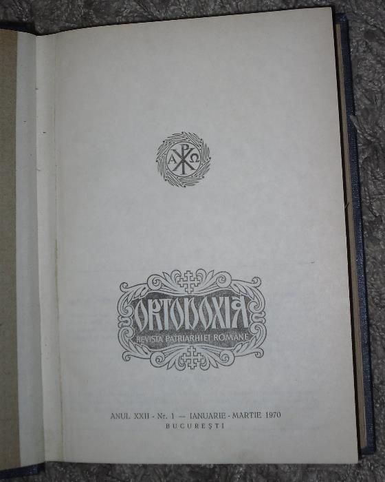 ortodoxia revista patriarhiei romane nr1 1970