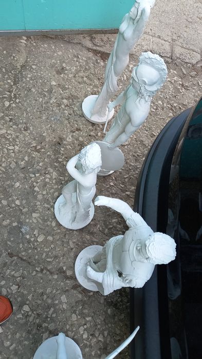 Римски статуй ръчна изработка 8бр масивни,стабилни в перфектно състоян