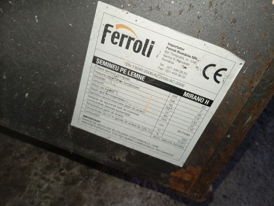 Termo șemineu feroli
