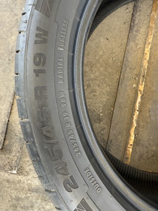 4 Anvelope Vara 245/45/19 Continental 2021