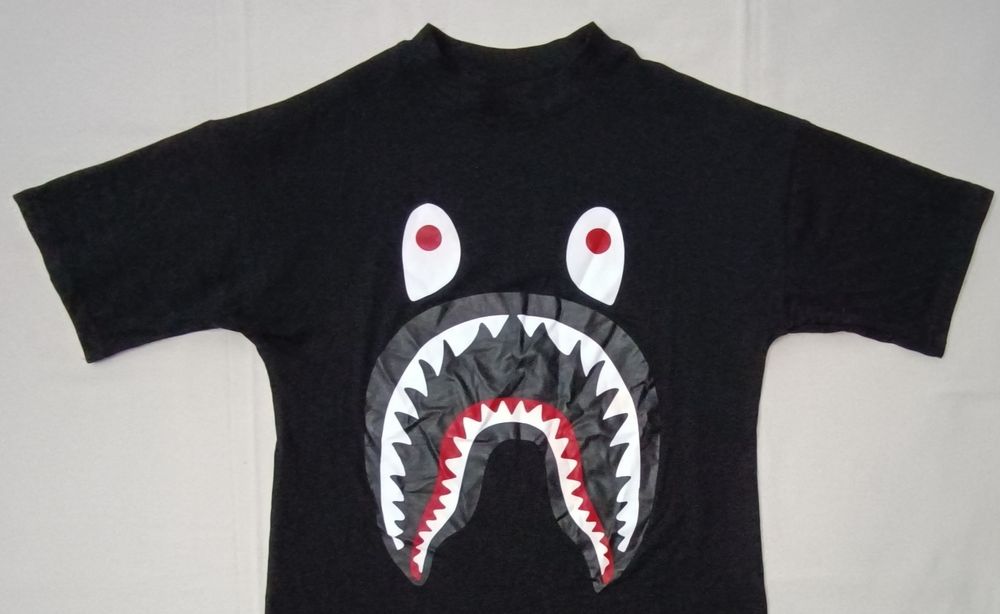 A Bathing Ape Bape Shirt тениска S памучна черна фланелка