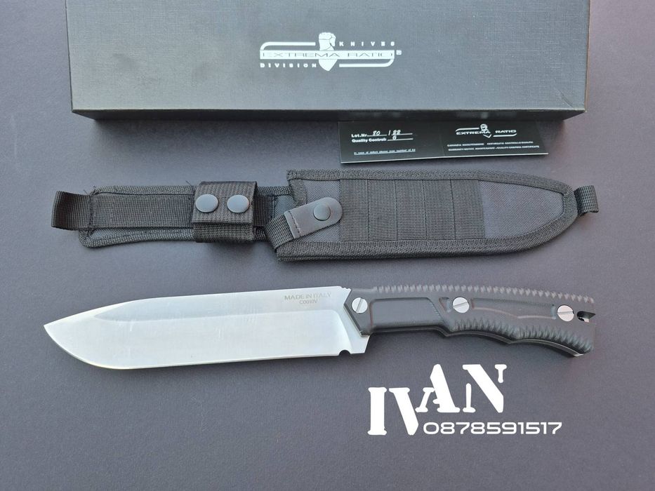 Нож Extrema Ratio-NUMEN/Black G10 -Satin