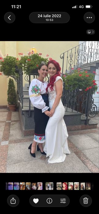 Rochie de mireasa M superba