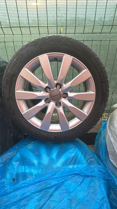 Jante+anvelope Audi 225/50 r17 iarna