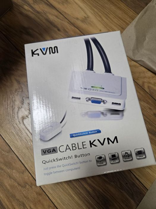 KVM -VGA Cable KVM Switch Button