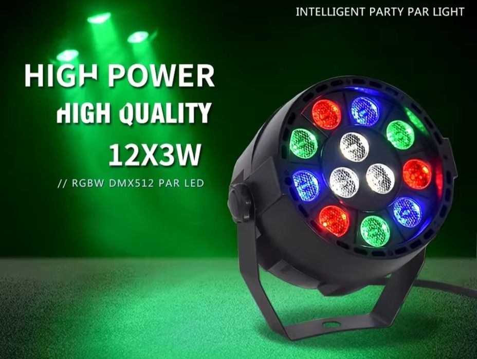 Par led/Spot - locații/acasă/petreceri 12x3w