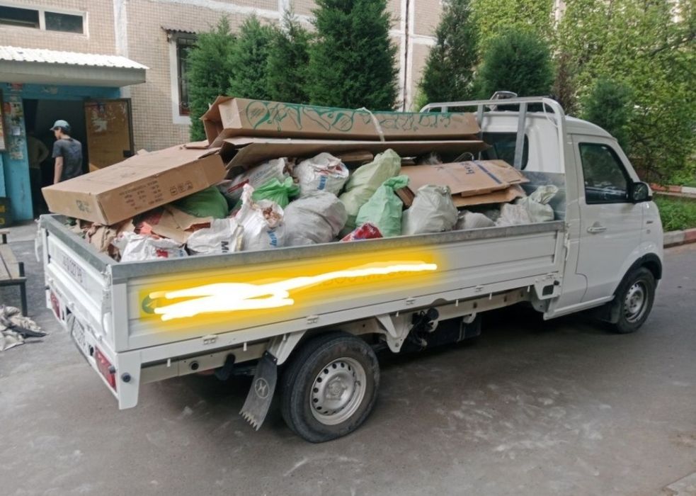 Musor musir olib ketish .Вивоз мусора Мусир CHANGAN
