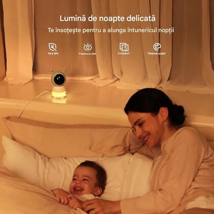 Camera de supraveghere cu monitor pentru copii Baby camera Babyfun
