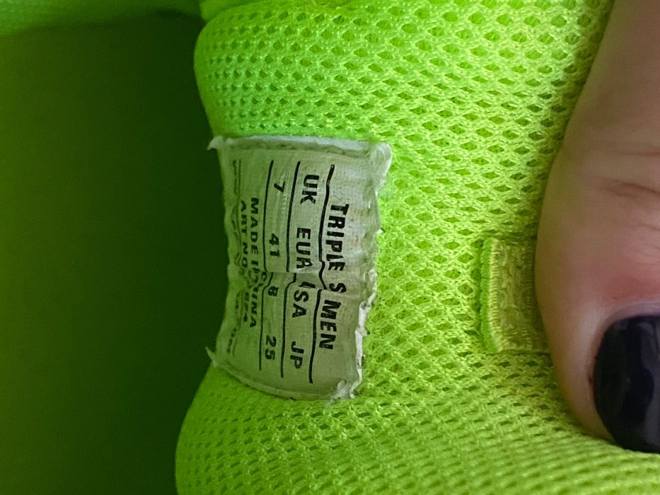 Balenciaga Triple S neon