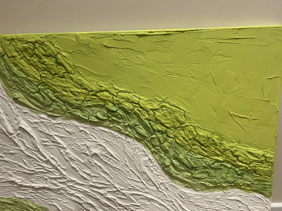 3D релефна картина 120x70 , уникална картина в модернистичен стил