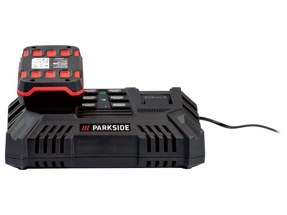 Двойно зарядно PARKSIDE 20V/12V    2х4.5A, 200W