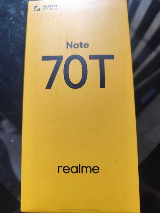 realme NOTE 70T - ЧИСТО НОВ, ЗАПЕЧАТАН, 4 RAM 128 GB