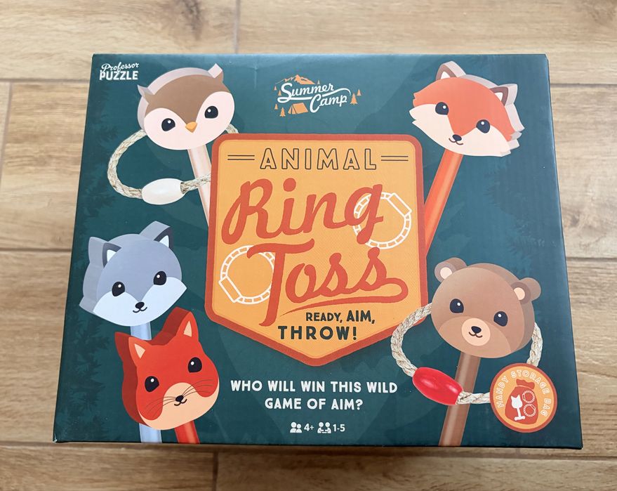 Игра Professor Puzzle: Animal Ring Toss Summer camp