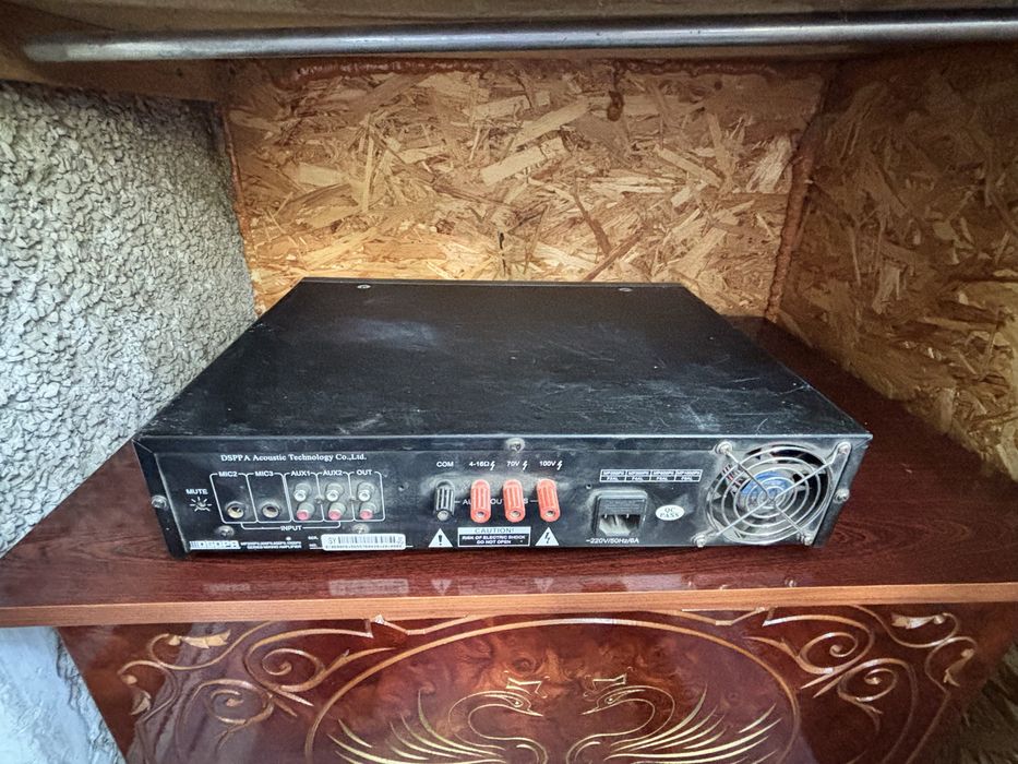 DSPPA MP-600P II микшер-күшейткіші.