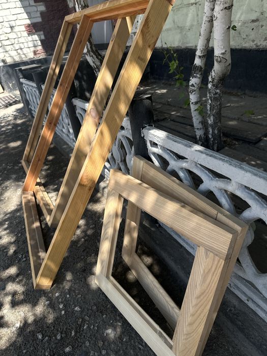 Продам новые деревянные рамы на дачу