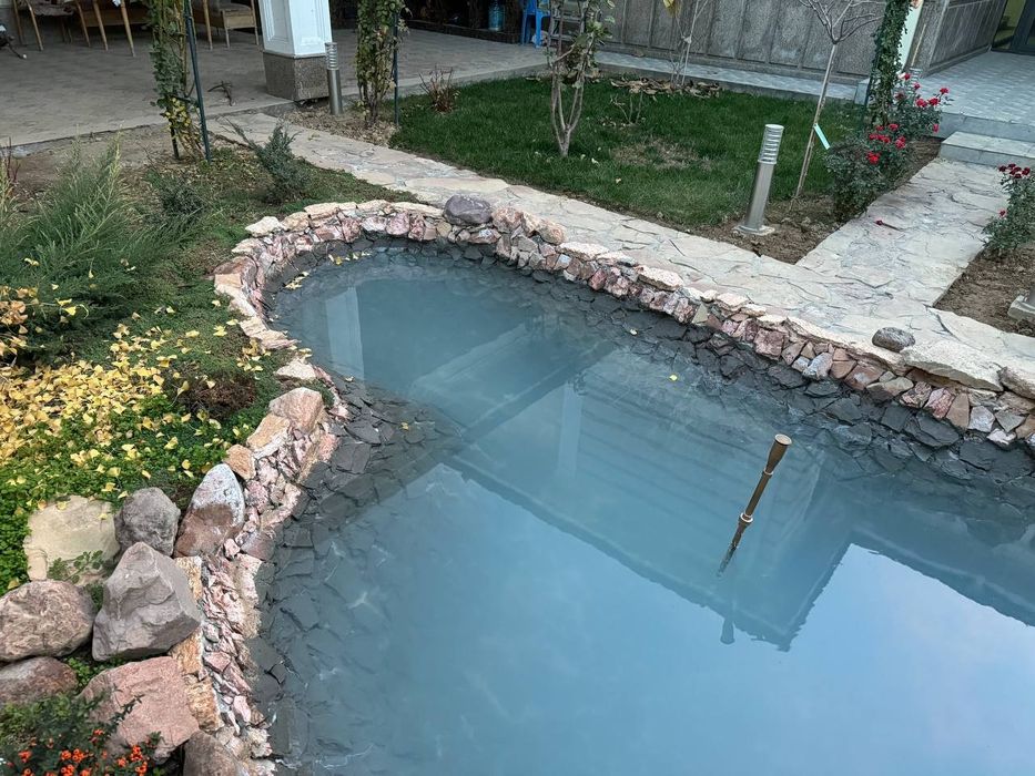 Пруд Водопад. Можно для рыбок  с пультом управления