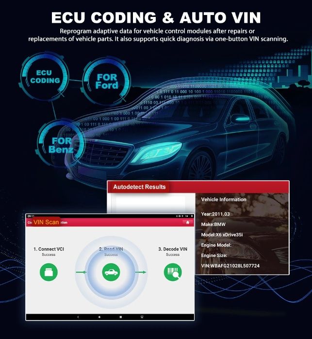 Автомобилна диагностика LAUNCH X431 V+ 10 инча - модел 2024