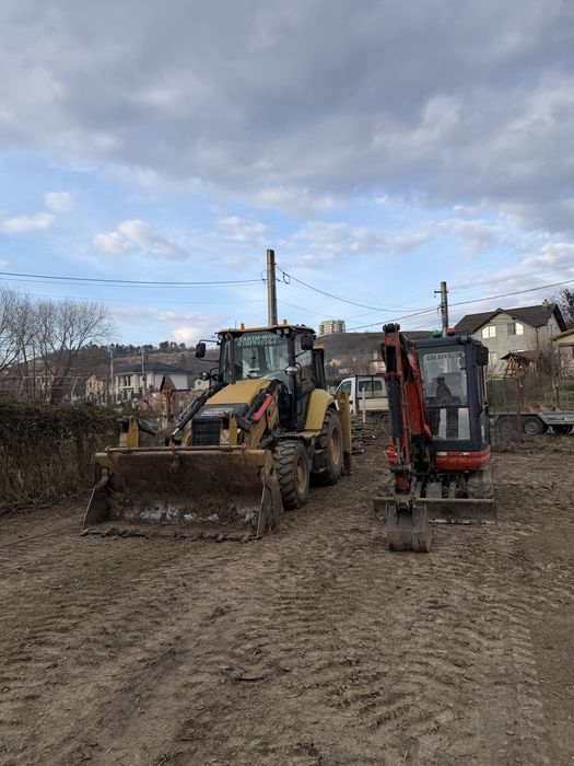 Închirieri  Buldoexcavator Utilaje Sapaturi  Demolari Defrisari Terasamente/Nivelari