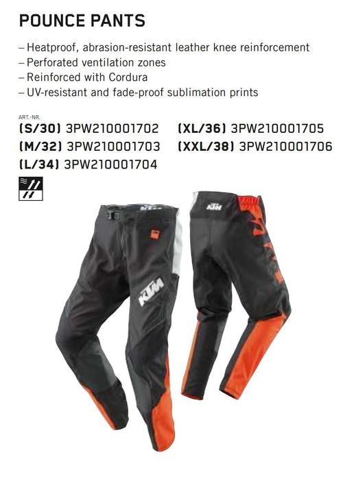 Pantaloni Noi KTM originali Marimea L , Livare imediata echipament KTM