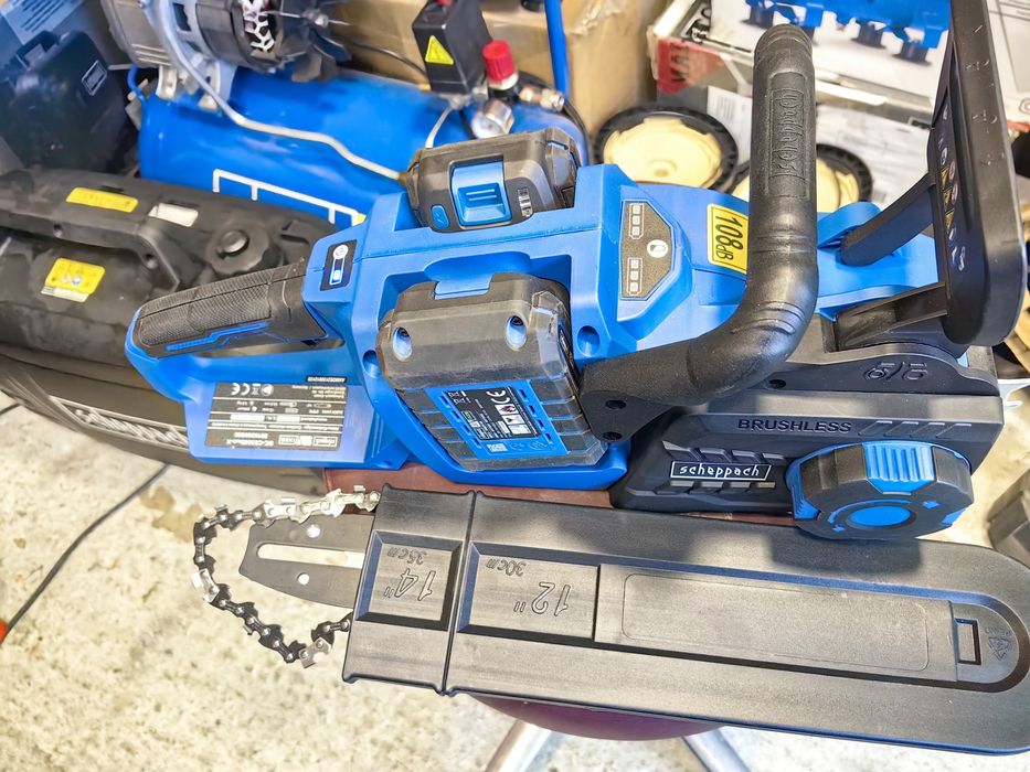 Продавам акумулаторна резачка Scheppach BCHS350-20Li PROS DUO и Schepp