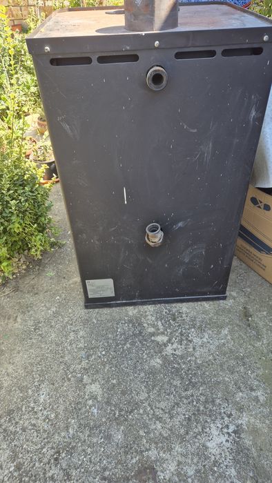 Дървена камина с водна риза Прити