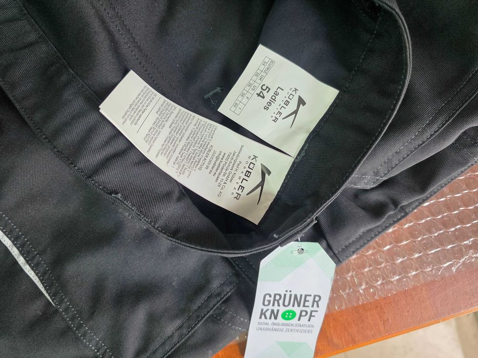 Pantaloni de lucru pentru dama, Kübler Workwear, Gri închis, Talie elastică, Marimea 54