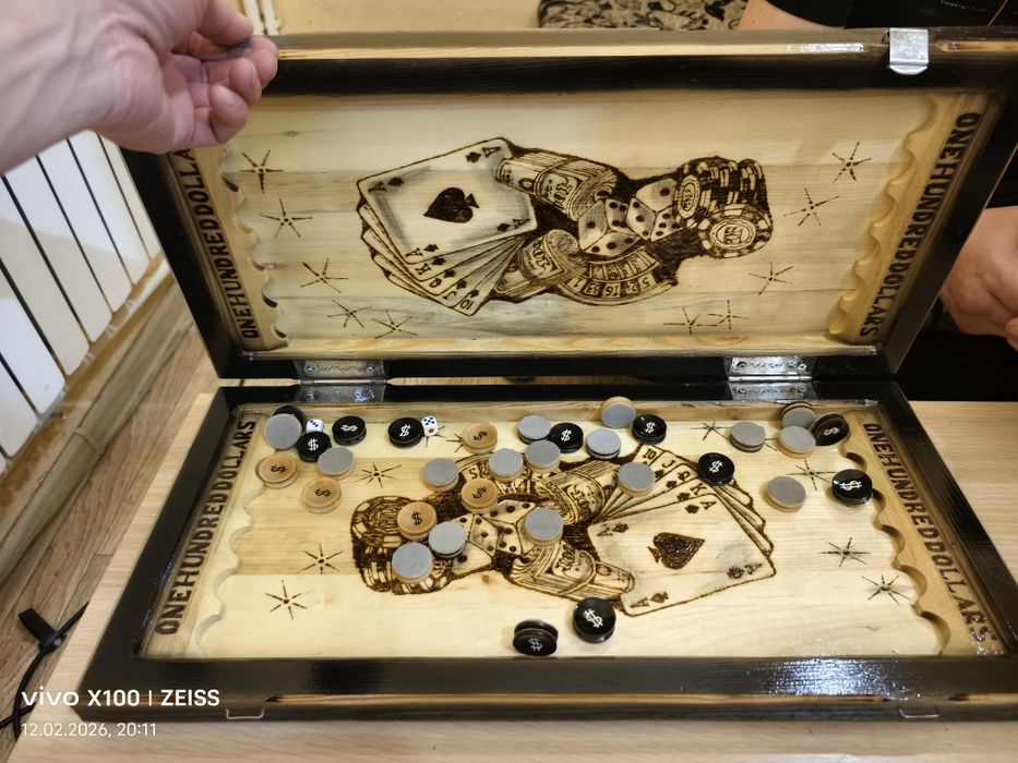 Нарды ручной работы