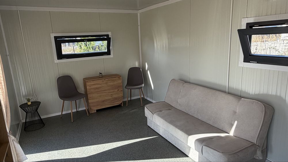Tiny House / Container Modular 21mp Off-Grid – Mobilat, Fotovoltaic Deye, Latime 3m