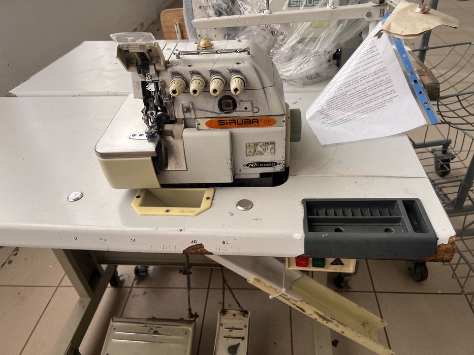 Utilaje confectii, masini de cusut, mese de calcat, plotter, etc.