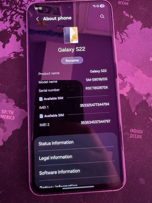 Samsung S22 Purple 8/128