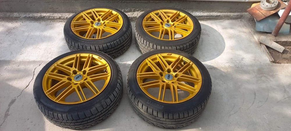 Jante AEZ originale+cauciucuri Pirelli M+S 2x 225/45 R17 2x 205/55 R17