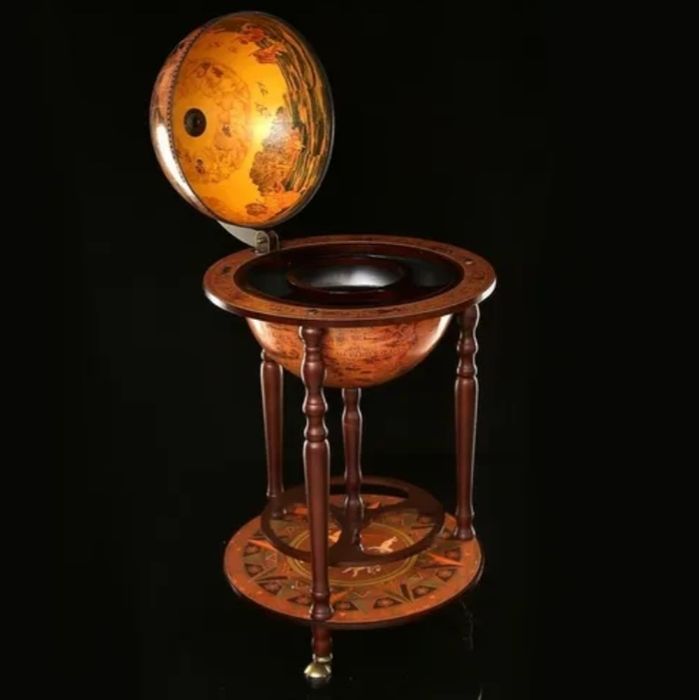 Глобус бар напольный для напитков 50x50x89 сфера 40 см