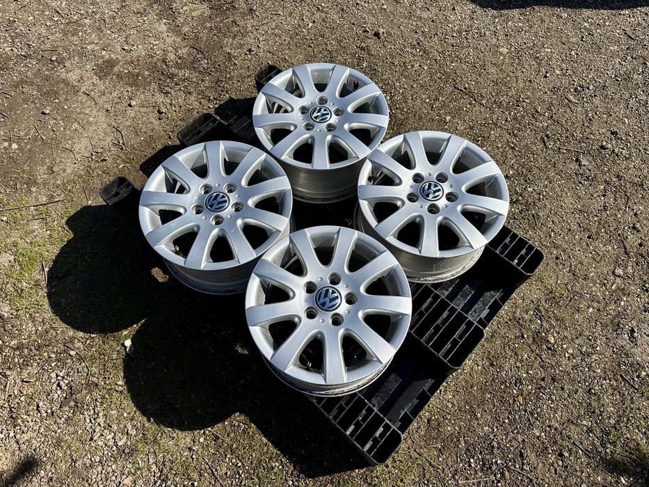 4бр.Алуминиеви джанти 15цола 5x112 за Vw Caddy,Golf,Skoda,Seat,Audi