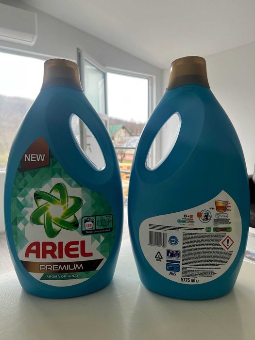 Немски прах (гел) за пране, омекотител