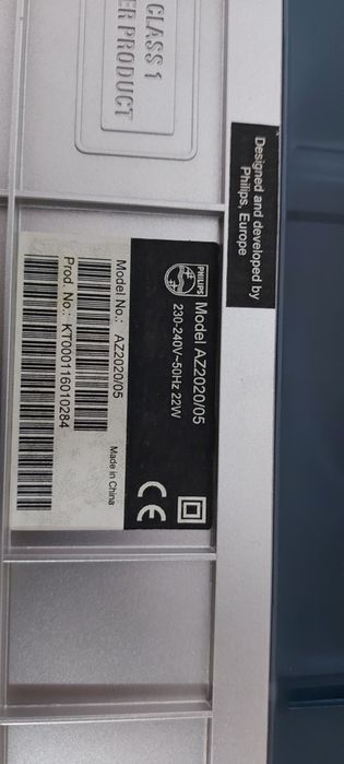 Vand radiocasetofon/CD player