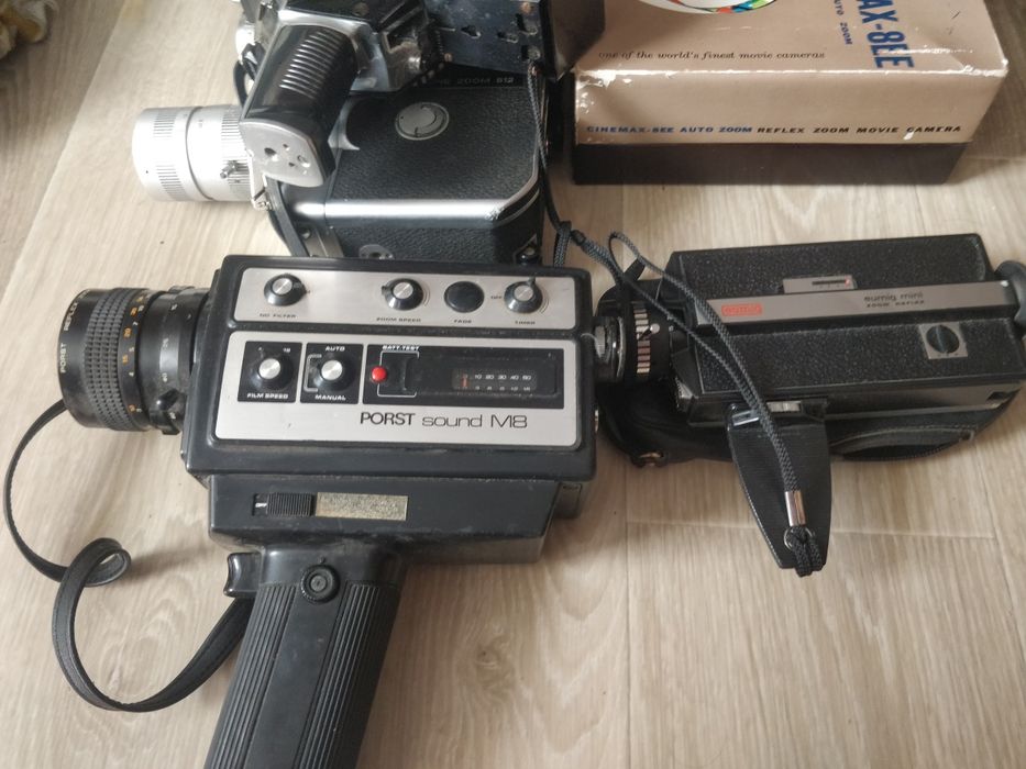 Pachet aparate filmat pelicula 8 și 16mm