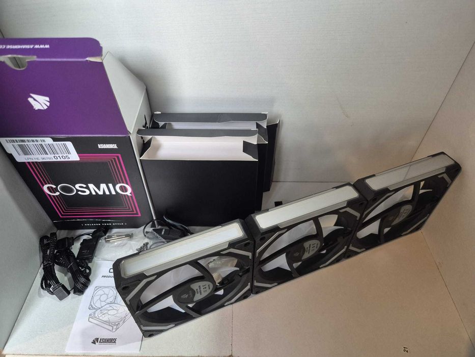 Pachet Cooler CPU Digital + 6 Ventilatoare AsiaHorse ARGB, Resigilat