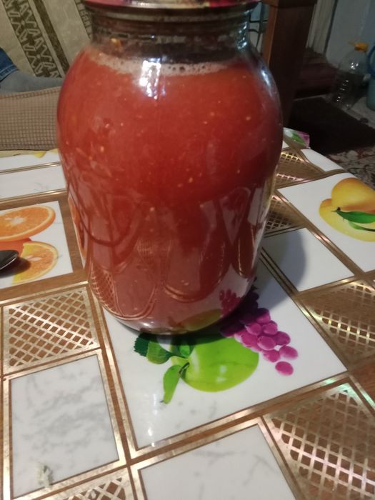 Томатный сок домашний
