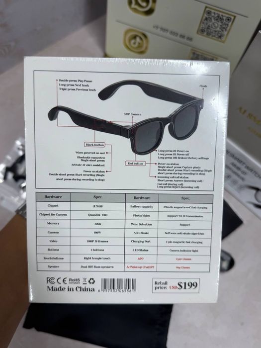 Очки камера новый