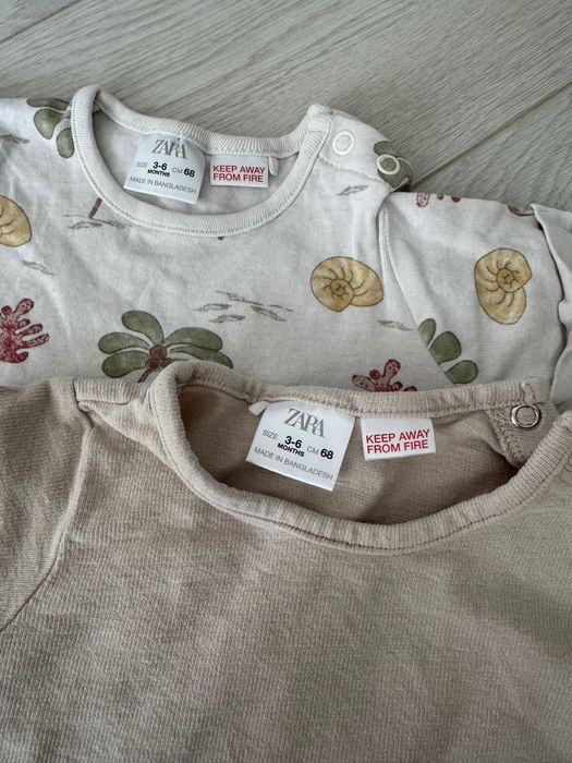 Ромпери / Бодита Zara 2 броя 68 см 3-6 месеца