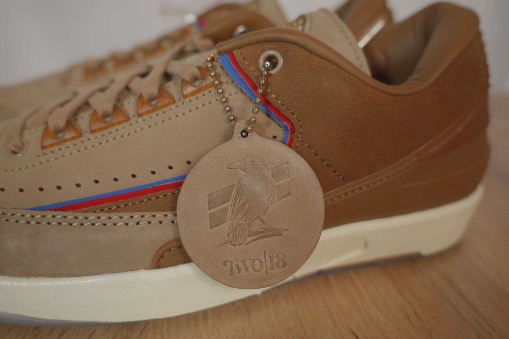 Нови! Air Jordan 2 x Two 18 Low Rocky Tan - 38 номер Унисекс
