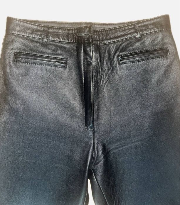 черные кожаные штаны