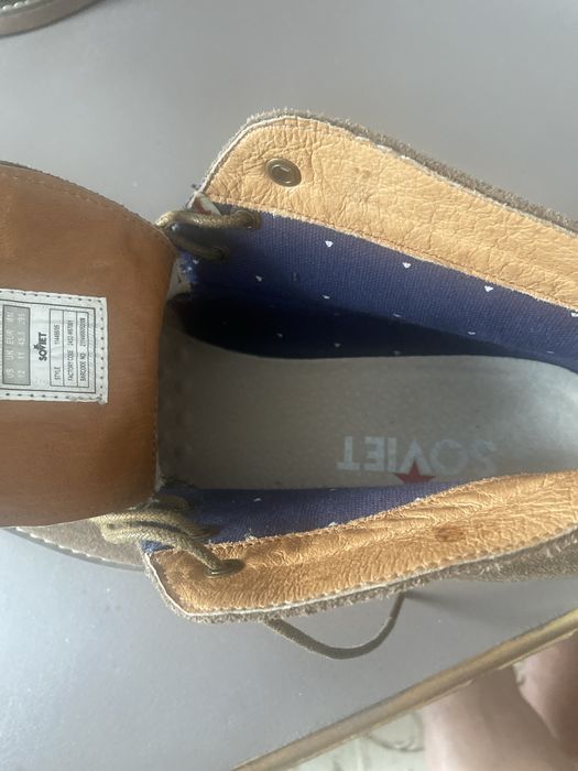 Ботинки замшевые