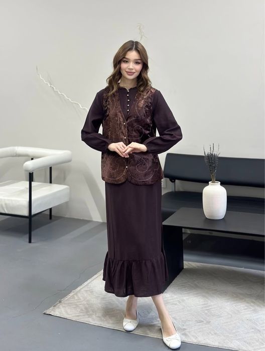 Двойка(платье+камзол)