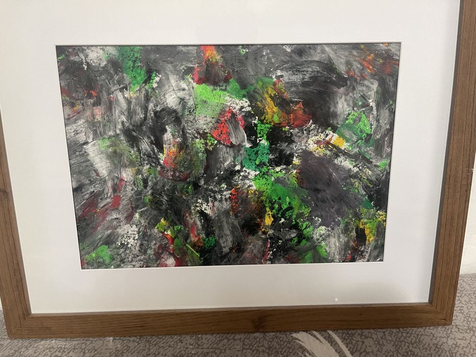 Tablou Abstract 2009/ pictat manual ,30/40