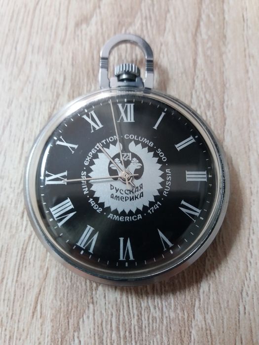 Редкие карманные часы Ракета (СССР, советские).