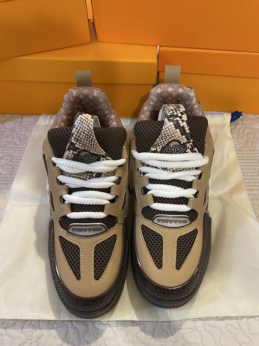 Louis Vuitton skate snake skin