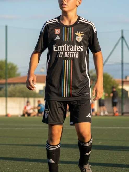 Costum Adidas Benfica pentru baieti, XS