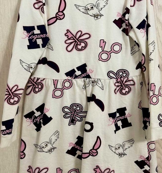 Rochita fetite, din bumbac, cu imprimeu