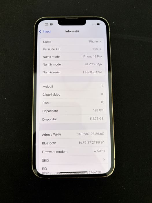 iPhone 13 PRO Gold 128 GB 83% Baterie